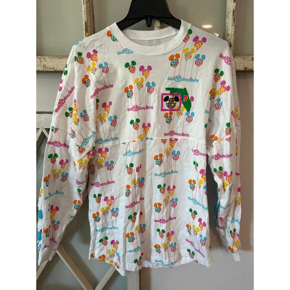 Walt Disney World Vaukt Collection size small spirit jersey Mickey balloons - Picture 1 of 5